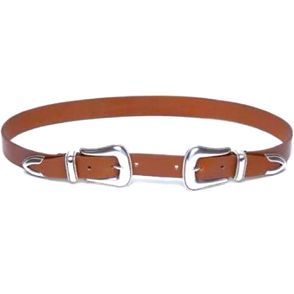 B-Low The Belt Double Buckle Waist Belt in Luggage Tan